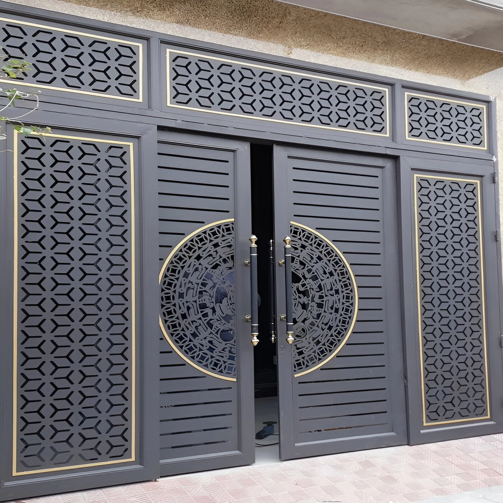 Mẩu cửa cổng sắt cnc đẹp nhất 2025