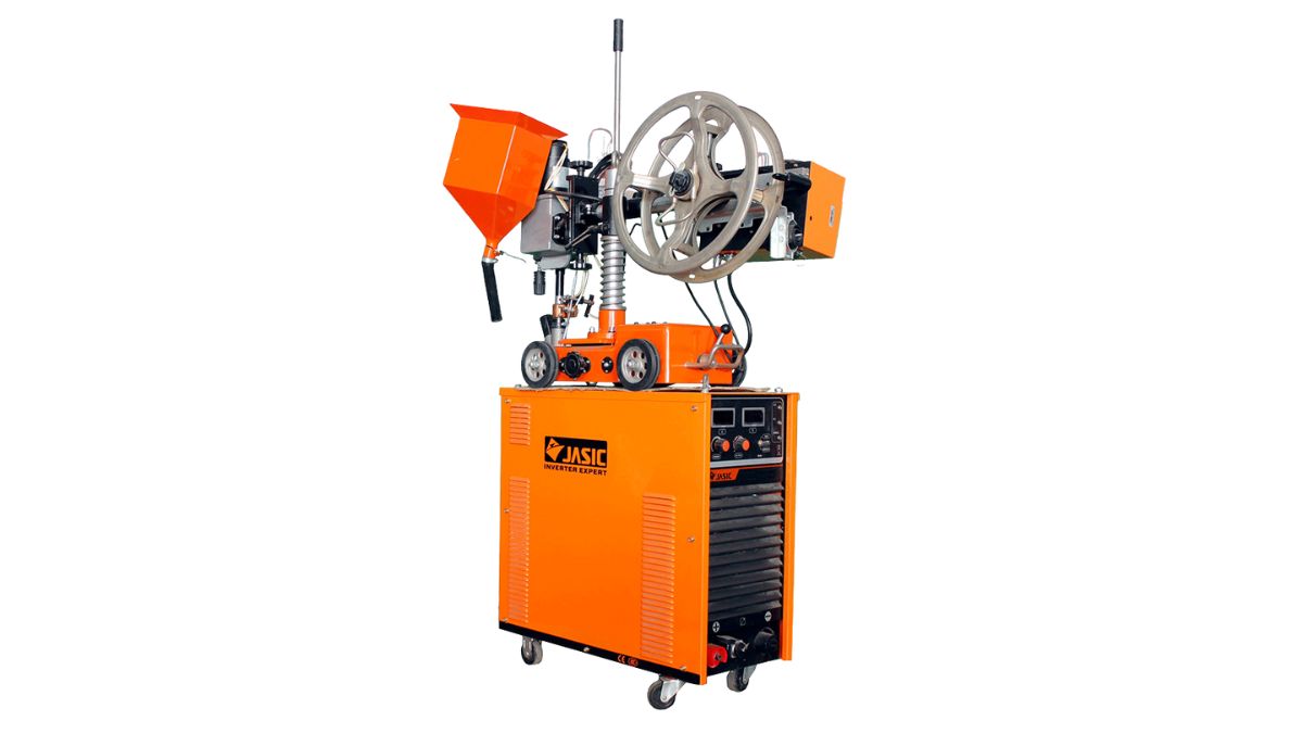 "Máy hàn tự động Jasic chuyên nghiệp, công nghệ inverter hiện đại, hiệu suất cao, phù hợp hàn cơ khí công nghiệp và kết cấu thép nặng."