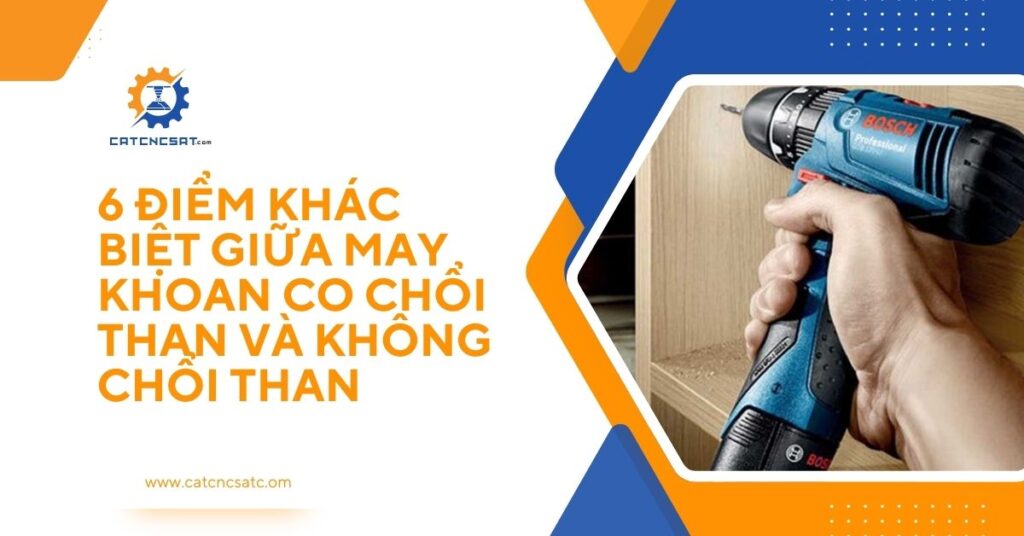 "So sánh 6 điểm khác biệt giữa máy khoan có chổi than và không chổi than Bosch chuyên dụng"