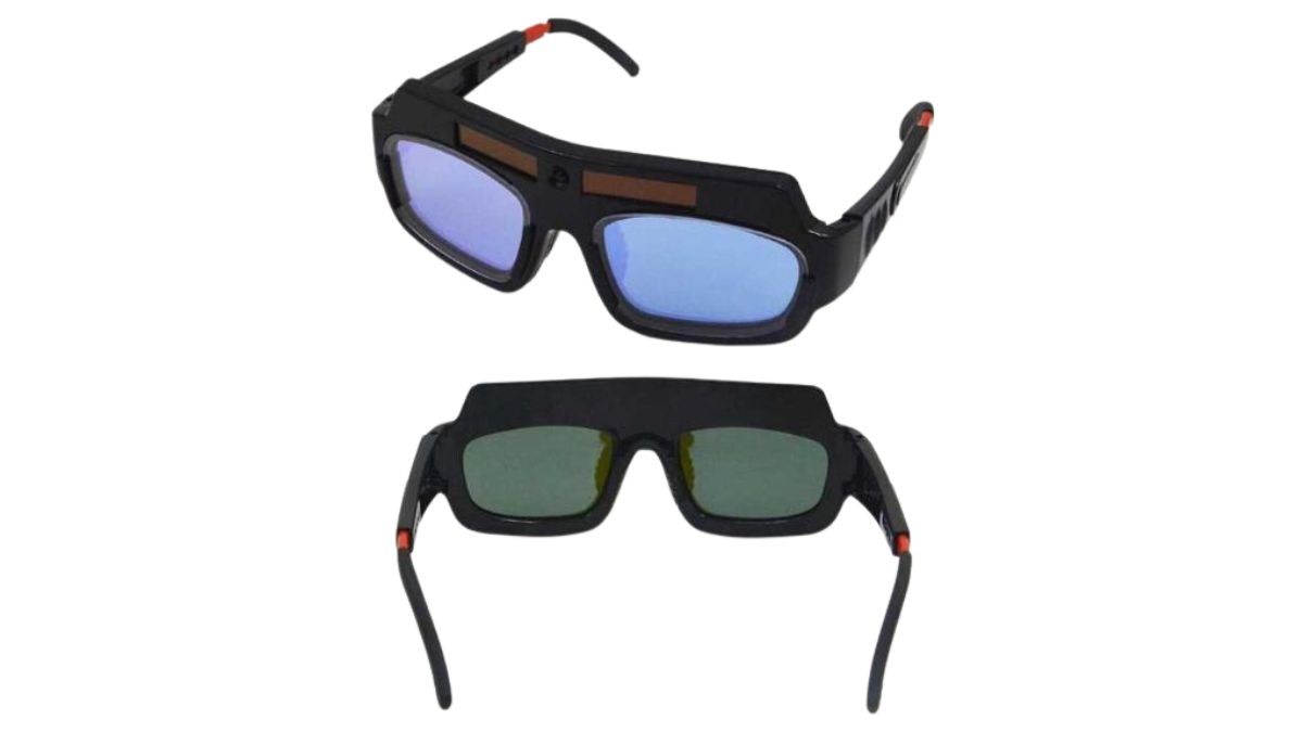 "Kính hàn tự động bảo hộ mắt khi hàn điện, thiết kế gọn nhẹ, cảm biến ánh sáng nhanh giúp thợ hàn an toàn và làm việc hiệu quả."