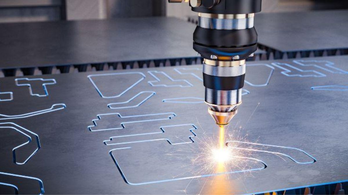 "Máy cắt laser CNC kim loại tấm tạo hình chi tiết chính xác với tốc độ cao"
